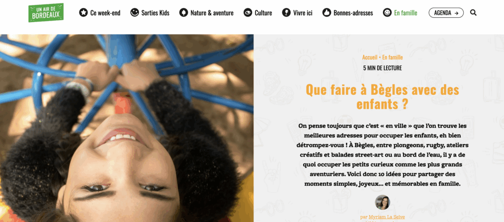 Que faire à Bègles avec des enfants