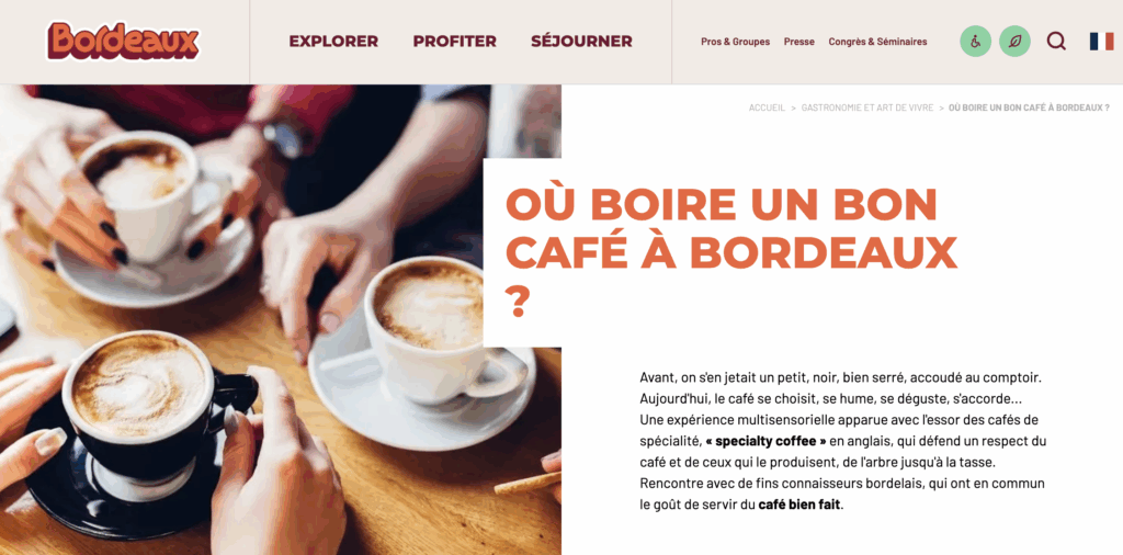 specialty coffee Bordeaux